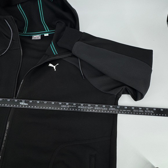 Puma Mercedes AMG Petronas Formula 1 Team 2XL Black Zip Hoodie Men's XXL - Picture 7 of 9